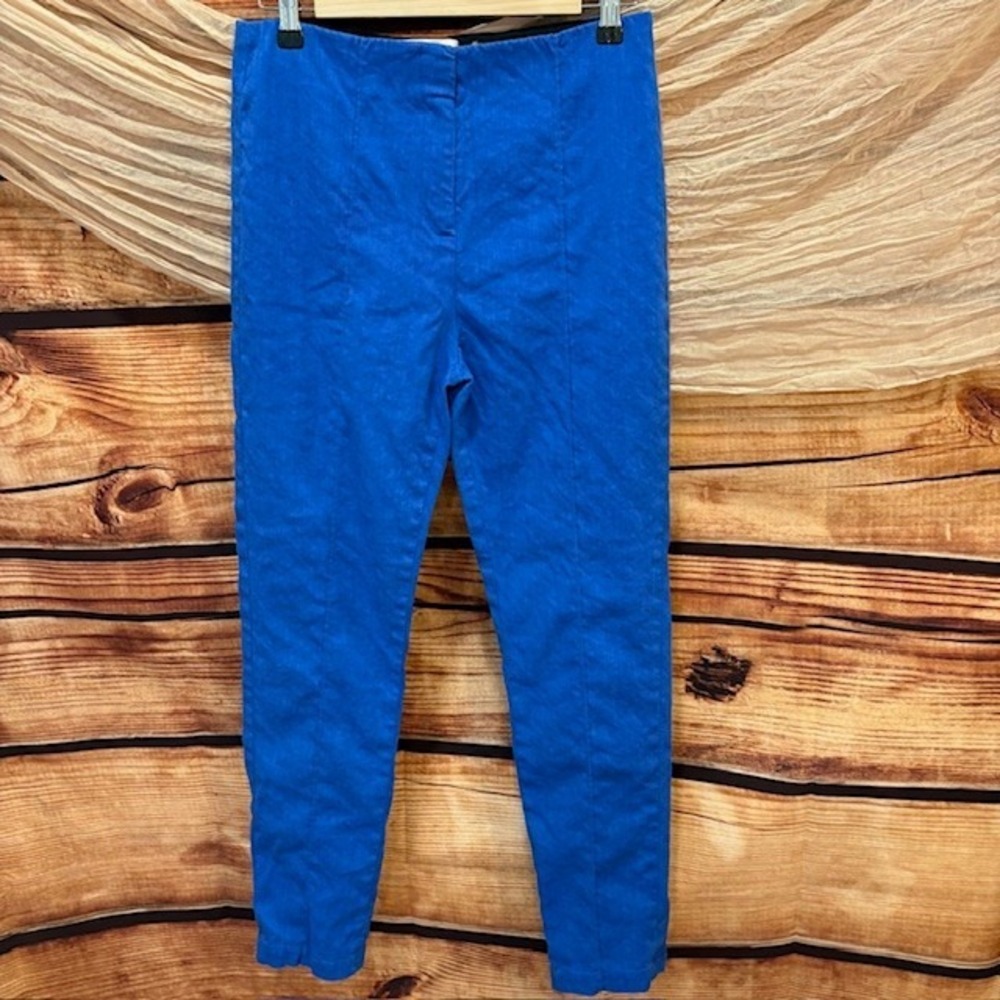 Diane Von Furstenberg Royal Blue Tapered‎ Leg Dress Pants Size 6